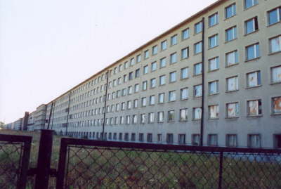 So sah die ganze Geschichte von der Strandseite her aus.