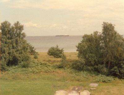 Eines der Schiffe nach Klaipeda.