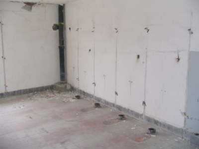 Hier standen Toiletten