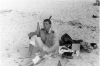 Ausgang zum Strand in Binz - 1986