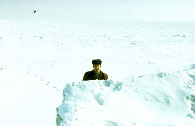 BS Bernhard Wagner in Binz am Strand, Winter 86/87