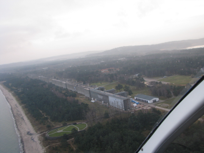 Prora Block V - die im Bau befindliche Jugendherberge